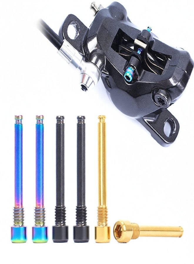 ريسك مسامير فرامل قرصية هيدروليكية للدراجات من سبائك التيتانيوم فائقة الخفة (قطعتان) من RISK - Image 5