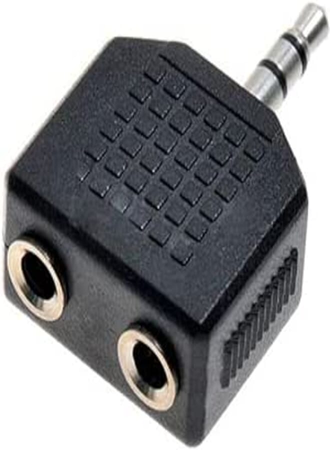 OR 3.5mm Audio Headphones Cable Cord Splitter Adapter Jack Y One-Two Stereo