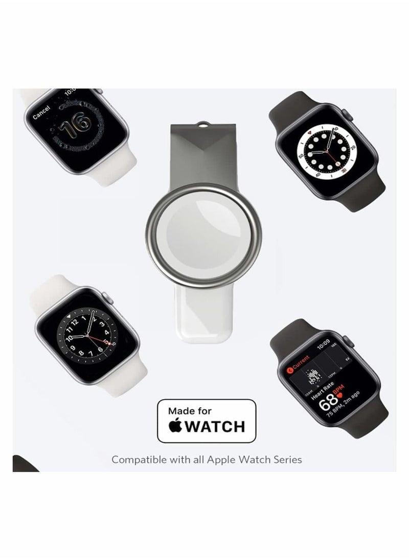 Y&D - Portable Apple Watch Charger, Travel Wireless Magnetic Charger for with USB A and C Connector, Compatible Series 1/2/3/4/5/6 (2 in 1) - Image 1