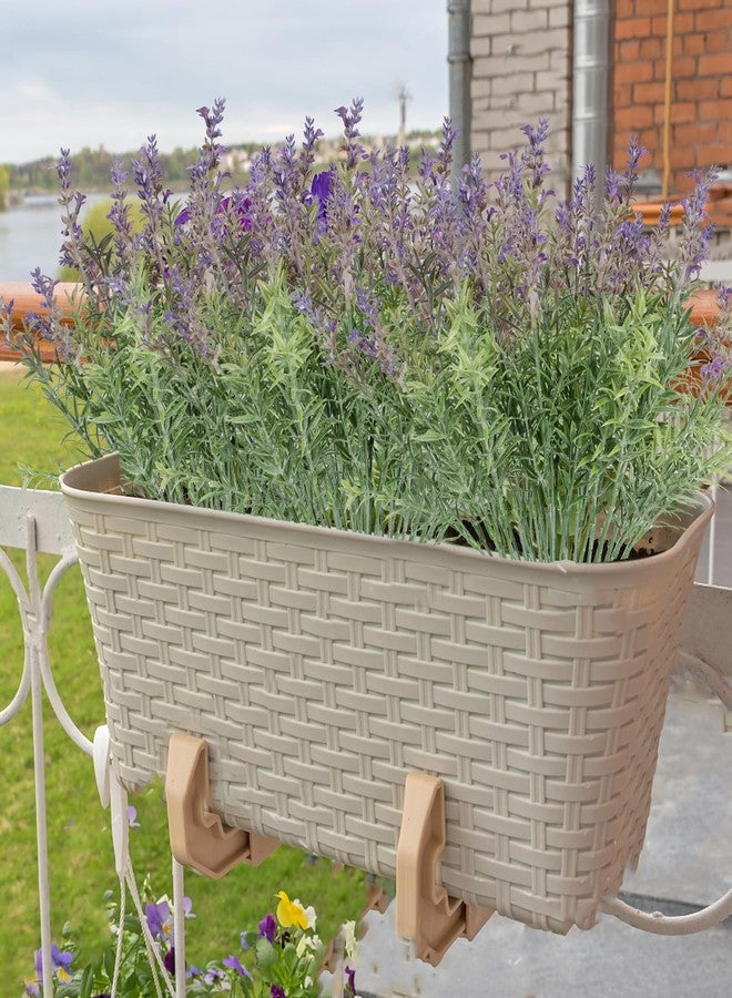 Coreland 24PCS Lifelike Artificial Lavender Flowers, Fake Lavender Plants Shrubs for Wedding Bouquets, Realistic Faux Flowers UV Resistant for Indoor Outdoor Home & Garden Greenery Decor - Image 3