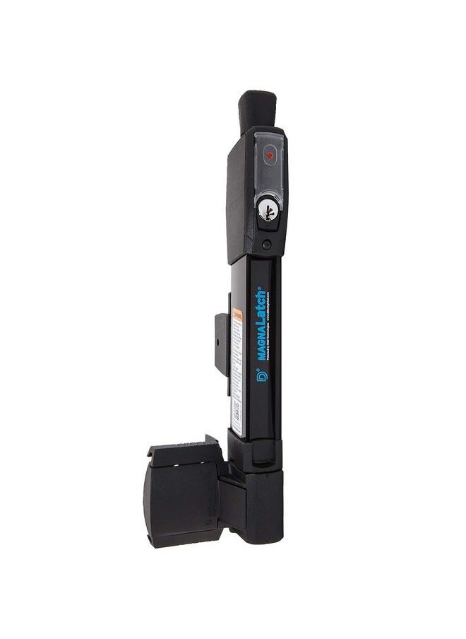 National Hardware National Hardware Pool Safety Magna Latch Gate Latch N346-212, Vertical Pull Child Proof Gate Latch for Pool Gates or Fence Latches, Black  - Image 1