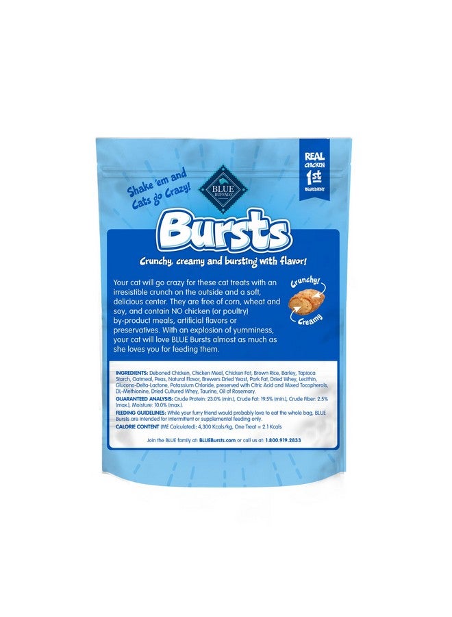 بلو بافلو مكافآت القطط بلو بافالو برستس المقرمشة والكريمية، رائعة للتدريب، دجاج لعق المخالب، كيس 5 أونصة - Image 2