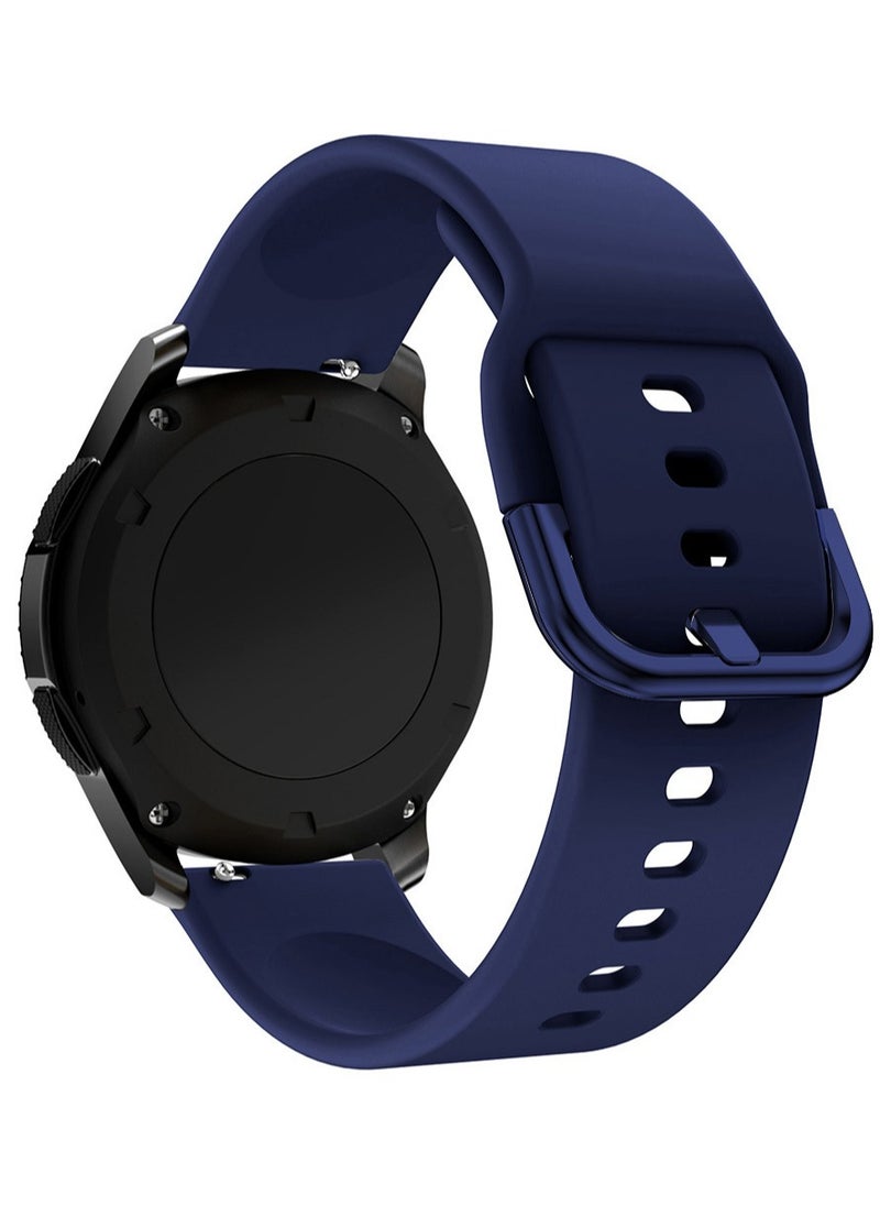 SM 4PCS 20mm Watch Straps Compatible with Samsung Galaxy Watch 6 Classic 47mm 43mm Galaxy Watch 6/5/4 40mm 44mm/Galaxy Watch 5 Pro Sport Silicone Strap Amazfit GTS 4 Quick Release Strap  - Image 5