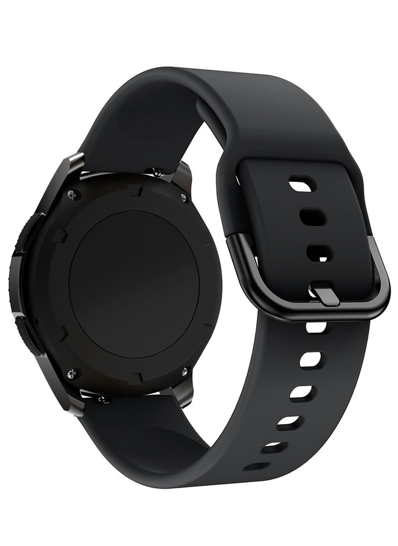 SM 4PCS 20mm Watch Straps Compatible with Samsung Galaxy Watch 6 Classic 47mm 43mm Galaxy Watch 6/5/4 40mm 44mm/Galaxy Watch 5 Pro Sport Silicone Strap Amazfit GTS 4 Quick Release Strap  - Image 2