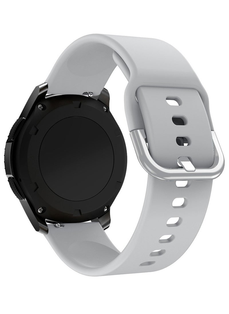 SM 4PCS 20mm Watch Straps Compatible with Samsung Galaxy Watch 6 Classic 47mm 43mm Galaxy Watch 6/5/4 40mm 44mm/Galaxy Watch 5 Pro Sport Silicone Strap Amazfit GTS 4 Quick Release Strap  - Image 3