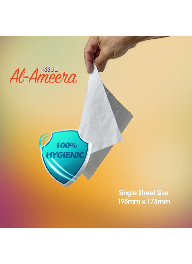 Facial Tissue Paper box 150 Sheets 2 Ply Tissues, Premium Softness and Quality Tissue Paper Pack of 5