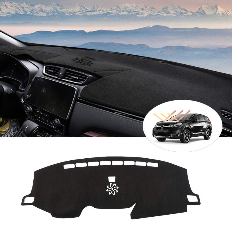 Cartist Suede Dash Mat Cover for Honda CRV CRV 20172022 Dash Cover Nonslip Dashboard Mat Protector Sunshade No Glare