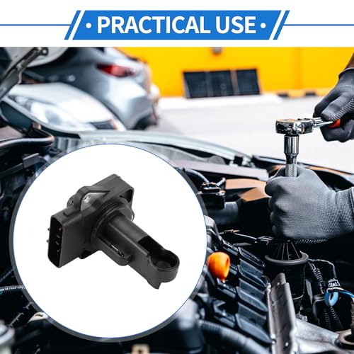 VekAuto Mass Air Flow Sensor Meter Compatible for Toyota HILUX 2004-2012,Durable Plastic Metal Black - Image 2