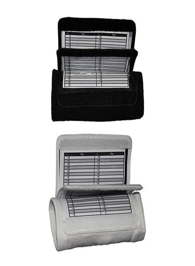 TAG Adult Wrist Coach, Five Window, 2-Pack, Black/White - Image 1