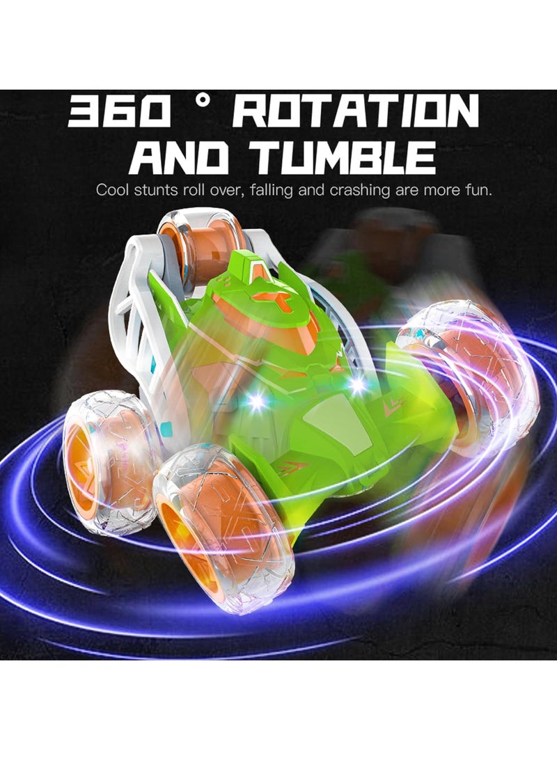 YelaJoy Remote Control Car, RC Stunt Car 360° Rolling Twister with Lights Music, Spray Steam RC Car Toy, Rechargeable Remote Control Car for 4 5 6 7 8-12 Year Old Boys and Girls  - Image 2