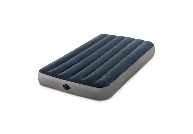 Intex 64781E Dura-Beam Standard Single-High Air Mattress: Fiber-Tech – Twin Size – 2-Step Pump – 10in Bed Height – 300lb Weight Capacity - Image 3