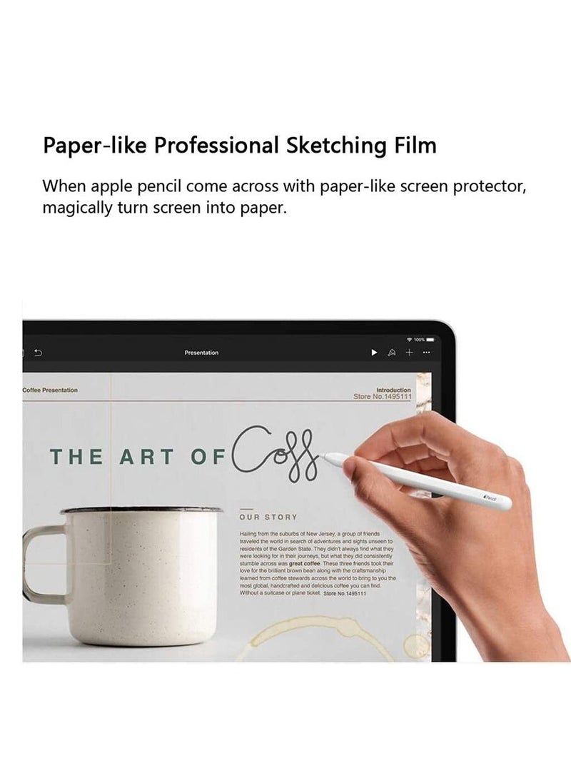 1 Pack Paperfeel Screen Protector for Microsoft Surface Pro 11/Pro 10/Pro 9/Pro X/Pro 8 13in Film Matte PET Anti Glare Painting Screen Protector for Microsoft Surface Pro 8/Pro X 13'' - Image 4