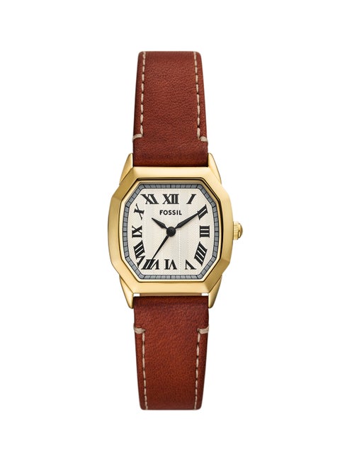 Harlow Leather Strap Analog Watch