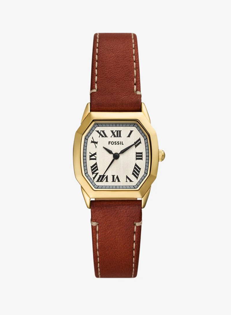 Fossil Harlow Leather Strap Analog Watch
