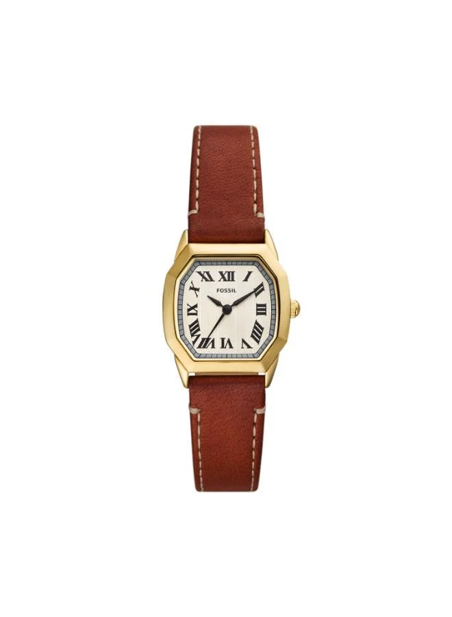 Fossil Harlow Leather Strap Analog Watch