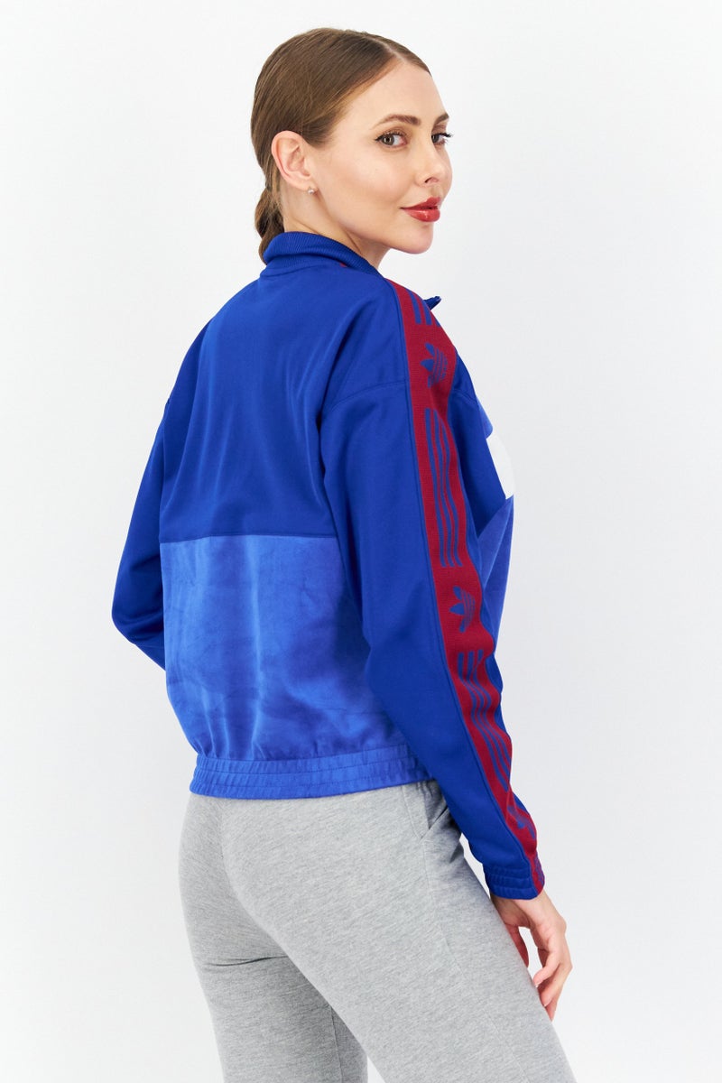 adidas Originals Women Sportswear Fit Training Sweatshirt, Blue Combo  - Image 3