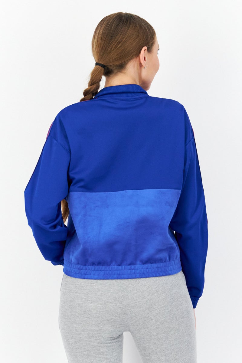 adidas Originals Women Sportswear Fit Training Sweatshirt, Blue Combo  - Image 2