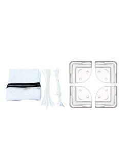 Safe-O-Kid Baby Safety Net For Balcony Baby Protection Stairway Safety Net Protector Baby Safety Net For Staircase Child Safety Product Pack Of 1 White  - Image 2