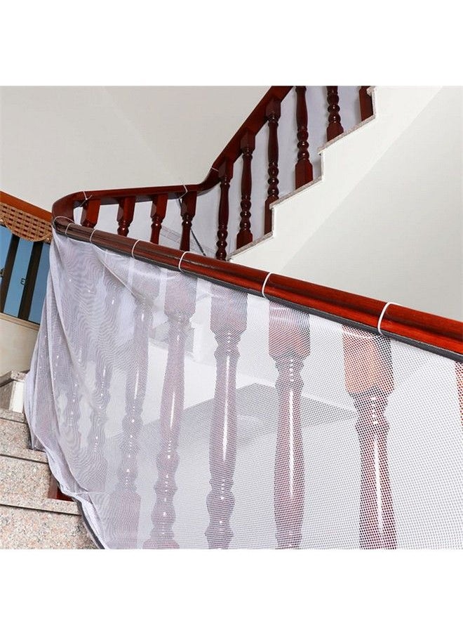 Safe-O-Kid - Baby Safety Net For Balcony Baby Protection Stairway Safety Net Protector Baby Safety Net For Staircase Child Safety Product Pack Of 1 White - Image 1