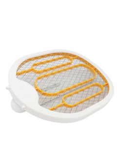 GECKO Handheld Bug Zapper Racket Electric Fly Swatter Mosquito Killer with Table Charging Base Rechargeable Battery With Type-C Cable for Bedroom Nursery Room Indoor Outdoor , LTD-658 - White  - Image 2