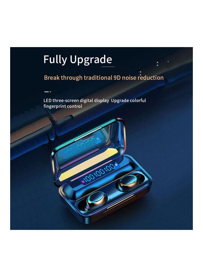 NIBEMINENT Bluetooth In-Ear Earbuds With Charging Case Black - Image 2