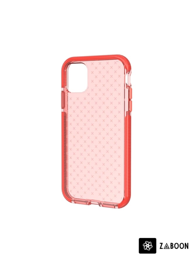 Zaboon Protective Case Cover For iPhone 11 Grid Pattern Shockproof Transparent TPU Protective Case - Image 3