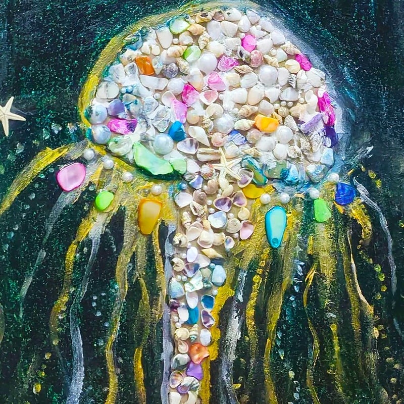 Featuman Crushed Shells for Decoration, 14.5 oz Natural Crushed Seashells Mosaic Sea Shell Fragments, Irregular Seashell Slices for Crafts, Home, Vase Fillers, Wedding Party, Landscaping (Mixed Color) - Image 4