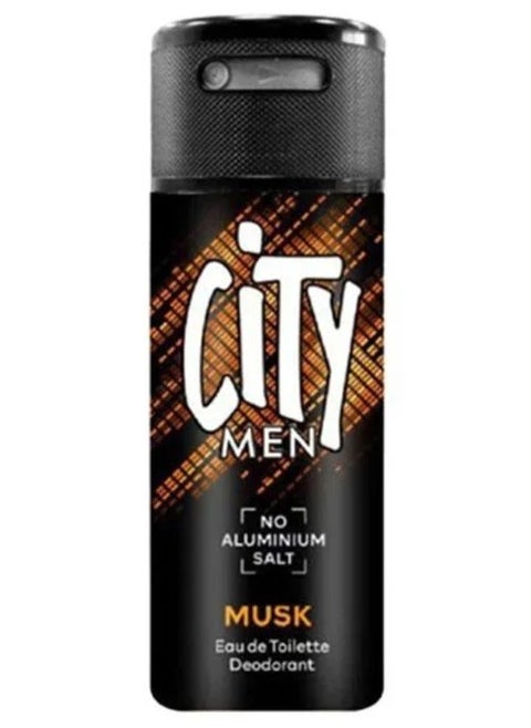 City Man Musk Deodorant Spray For Men - 150 ml
