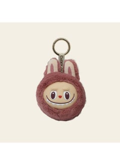 Generic Generation Vinyl Plush Head Small Pendant Second Generation Cloth Key Chain Ugly Cute Doll-Specification:.pink Generation-Color:Pendant Is About 11cm  - Image 1