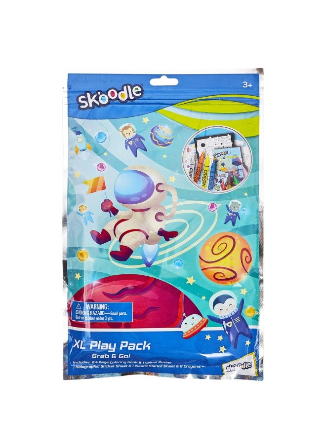 SKOODLE XL Play Pack Grab & Go | Coloring Fun Activity | Stencil, Poster, Stickers Kit | Educational & Learning Toy | Age 3+ - Image 1