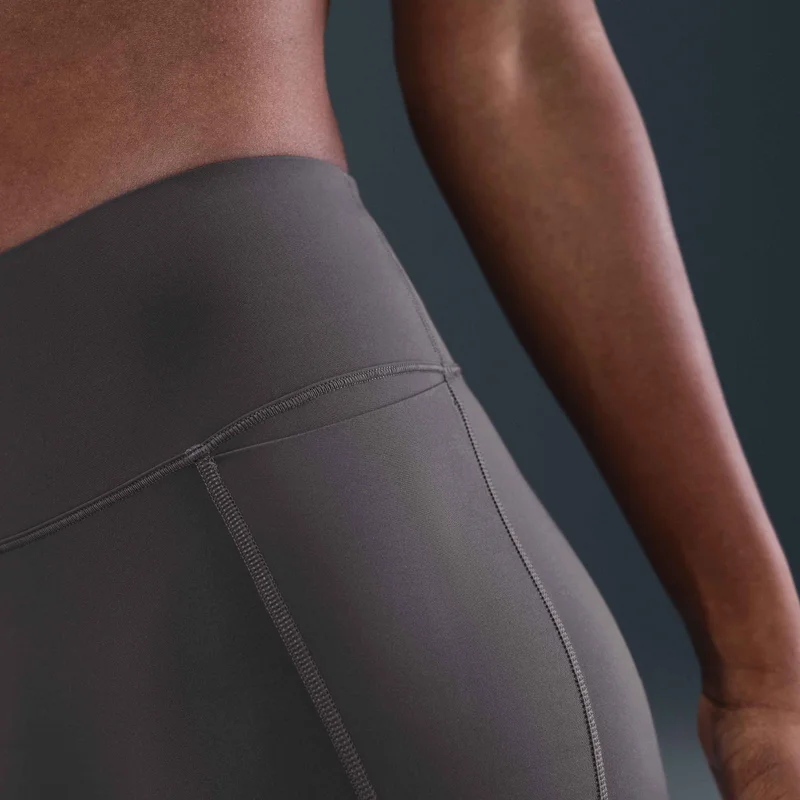 Nike taupe Women's Universa Medium-Support 7/8 Training Leggings for Women | Best Price UAE