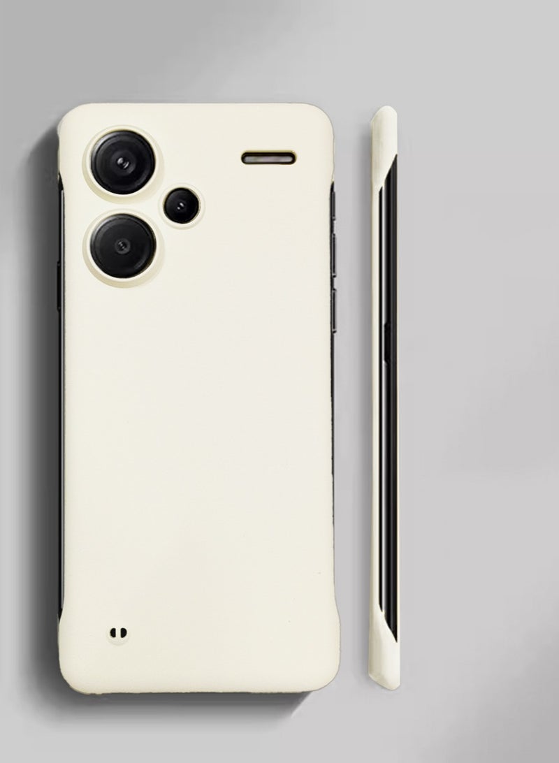 إكس ليفيل متوافق مع Redmi Note 13 برو + الهاتف المحمول قذيفة تصميم عدسة الكاميرا حماية خفيفة الوزن ، لينة سيليكون Frameless مصدات الصدمات سقوط الغطاء ، تنطبق على 6.67 بوصة ، أزرق داكن - Image 1