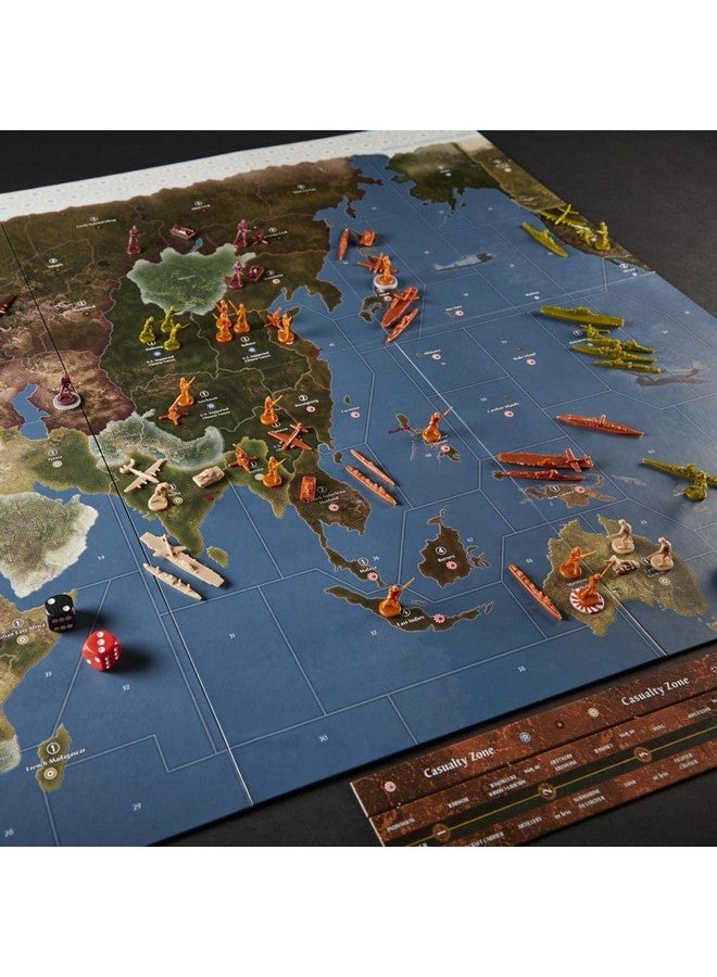 Avalon Hill لعبة الطاولة الاستراتيجية أفيالون هيل أكسيس وأليز 1942 الطبعة الثانية من الحرب العالمية الثانية، مع لوحة لعبة كبيرة جدًا، للأعمار 12 وما فوق، من 2 إلى 5 لاعبين - Image 5