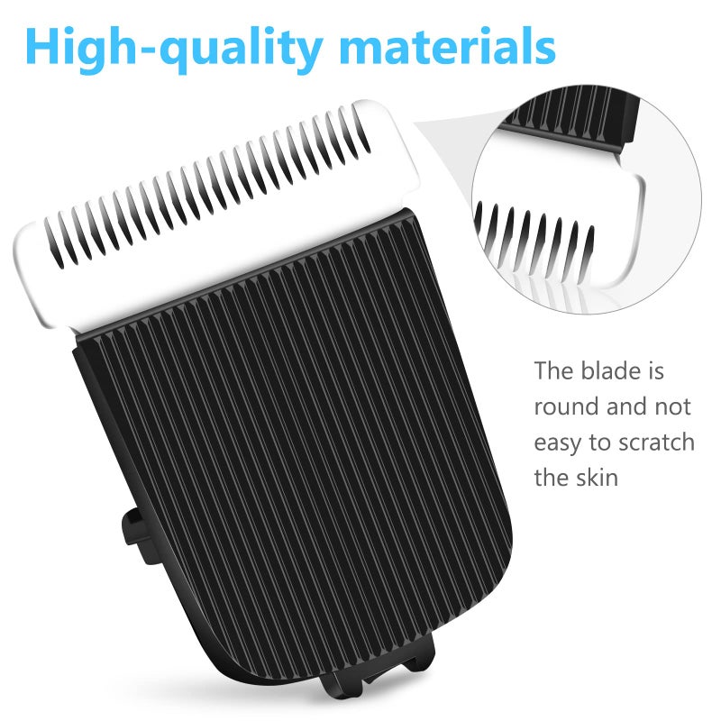 Wusuker 2 Pack Replacement Blade for Manscaped The Lawn Mower Electric Groin Hair Trimmer Blade, Hygienic Snap-In Replacement Clipper Blades Fit for Manscaped Lawn Mower 4.0 3.0 2.0,Black - Image 4
