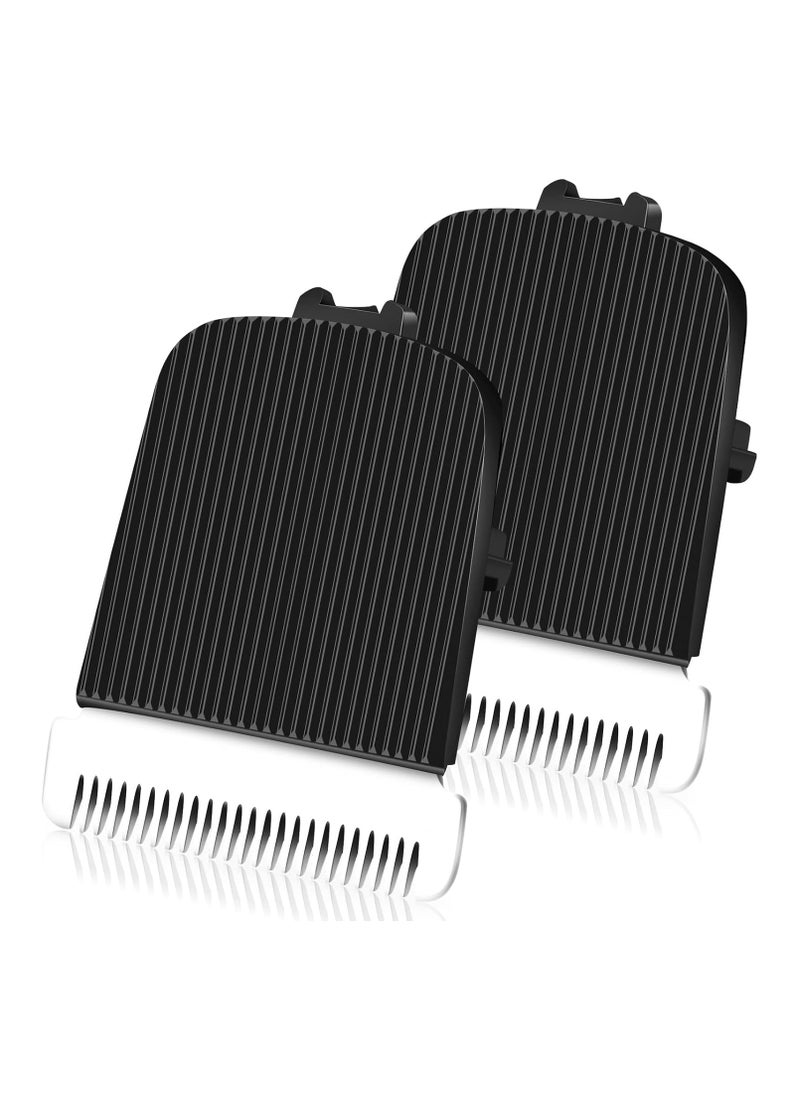 Wusuker - 2 Pack Replacement for Manscaped The Lawn Mower Electric Groin Hair Trimmer  Hygienic Snap-In Replacement Clipper  Fit for Manscaped Lawn Mower 4.0 3.0 2.0,Black - Image 1