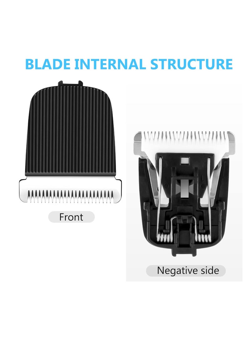 Wusuker - 2 Pack Replacement for Manscaped The Lawn Mower Electric Groin Hair Trimmer  Hygienic Snap-In Replacement Clipper  Fit for Manscaped Lawn Mower 4.0 3.0 2.0,Black - Image 1