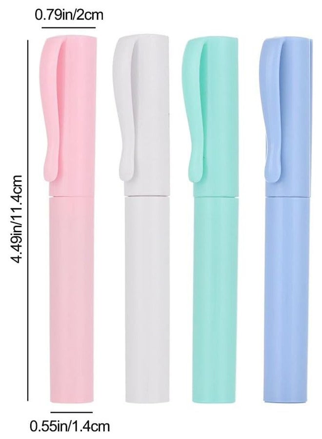 Depend Pen Shape Scissors, Kids Safety Scissors, Mini Pen Portable Scissors, DIY Handmade Craft Supplies, Childrens Safe Cutting Scissors, For Office, School, Gome (4 PCS) - Image 2