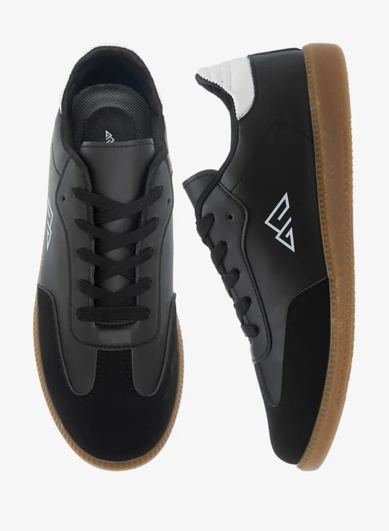 Oaklan by Shoexpress Mens Panelled Sports Shoes With Lace-Up Closure