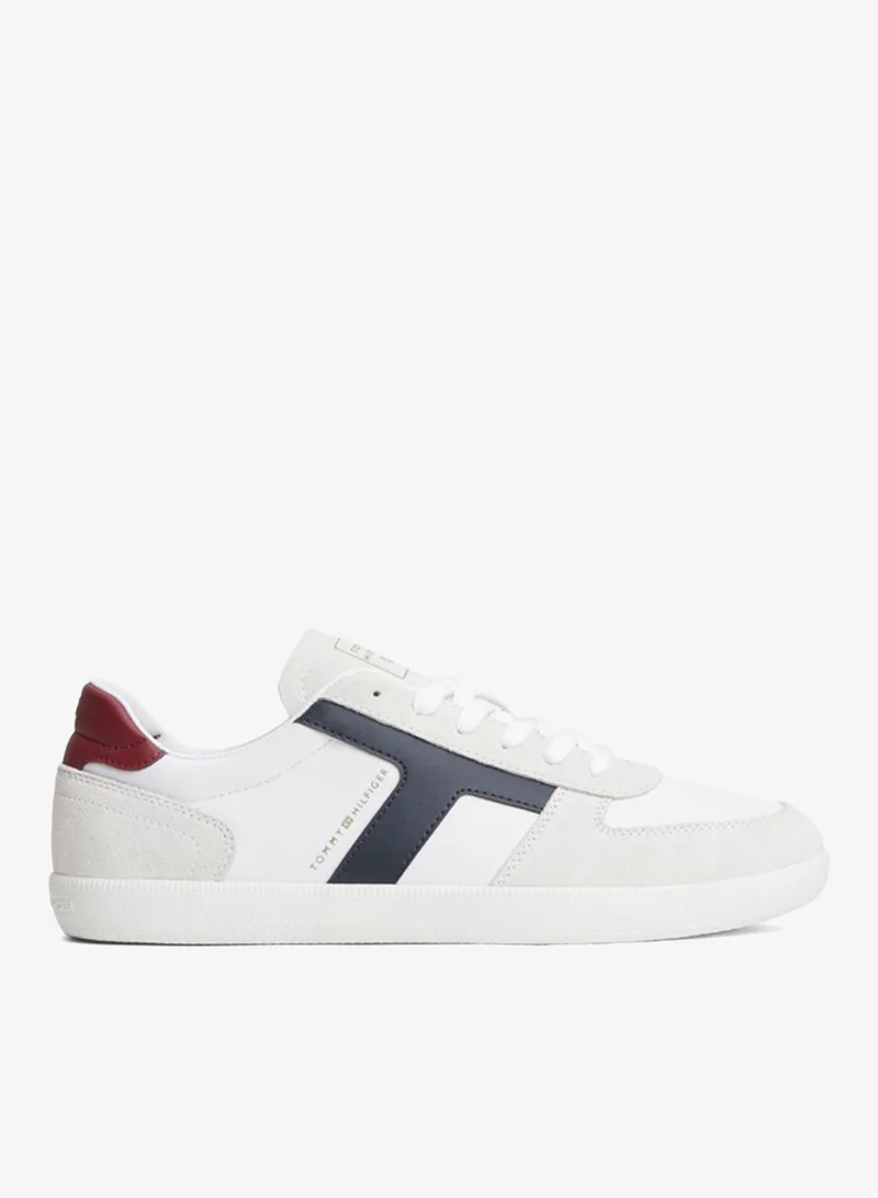 Tommy Hilfiger Leather Mixed Texture Trainers