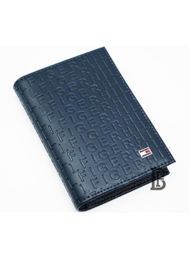 Tommy Hilfiger Plus Tommy Hilfiger Salto Men Leather Gift Set of Wallet+Card Case+Keyfob - blue/blue+blue/blue  - Image 4