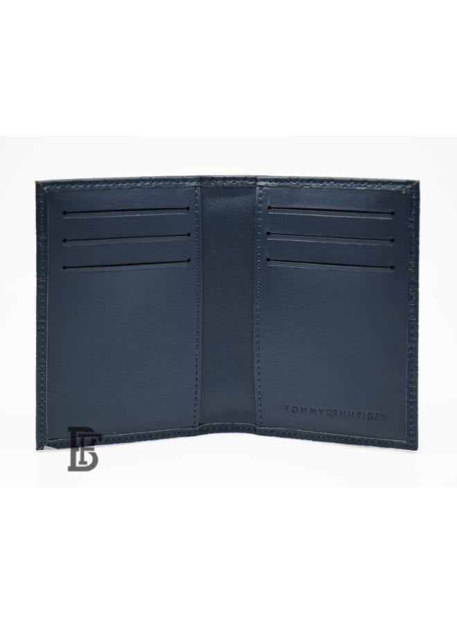 Tommy Hilfiger Plus Tommy Hilfiger Salto Men Leather Gift Set of Wallet+Card Case+Keyfob - blue/blue+blue/blue  - Image 5
