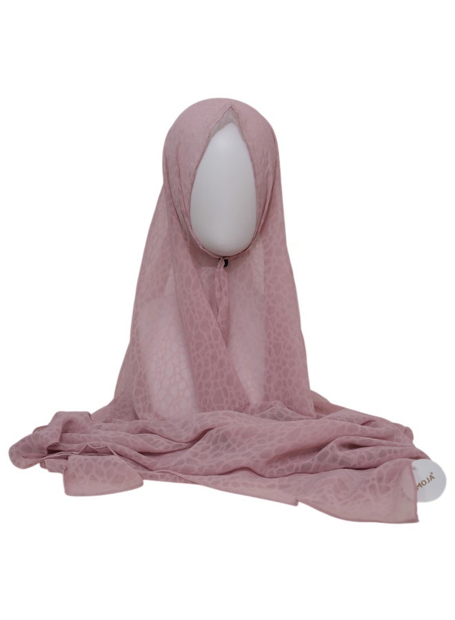 Moja Hijab for Women | 3 Pcs Chiffon Hijab Set | Moja Bubble Marble Chiffon Hijabs | Soft Lightweight Modest Scarves - Image 3