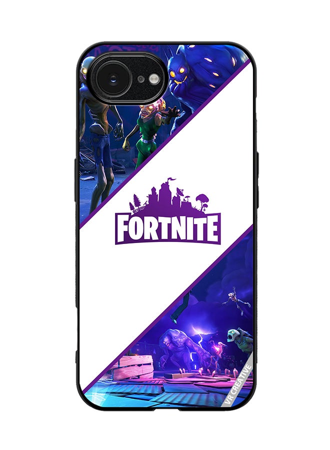 Protective Case Cover For Apple iPhone 16e Fortnite Design Multicolour