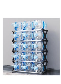 ECVV ECVV 4-Tier Foldable Shoe Rack - Space-Saving Organizer for Home & Closet - Easy Assembly, Adjustable & Stylish(Color: White)  - Image 5