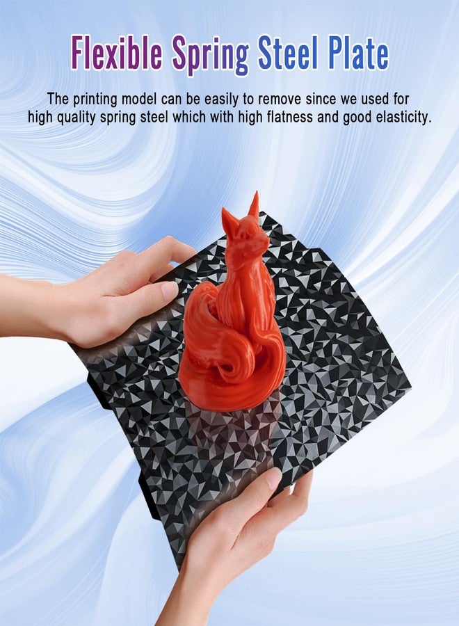 IdeaFormer-3D لوحة بناء ثلاثية الأبعاد من مادة PEO PET من IdeaFormer لجهاز Bambu Lab A1 Mini، مصنوعة من مادة PEO الماسية وألياف الكربون، وصفائح فولاذية مرنة مزدوجة الجوانب، مقاس 184 × 184 مم، متوافقة مع سلسلة Bambu. - Image 4