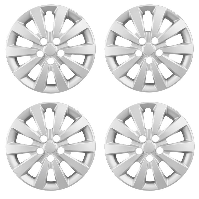 WEISIGAO Wheel Hubcaps for 20112025 Nissan Leaf 20132019 Nissan SENTRA 16 inch Wheel Covers Set of 4 Packs Silver 403153NF0B