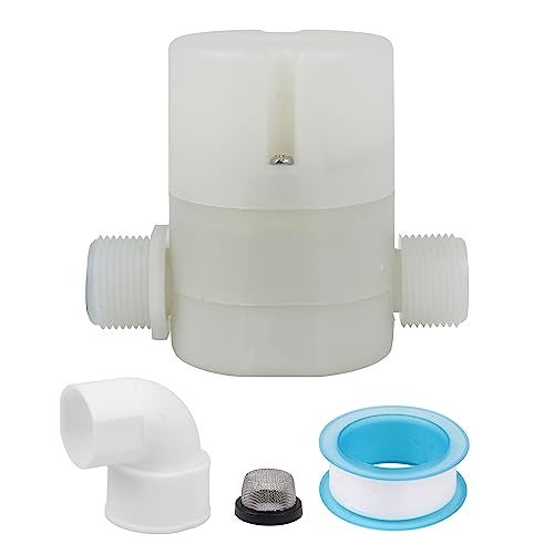 BQLZR Automatic Water Float Valve, Water Level Control Water Tower Water Tank Float Valve Upgrade(3/4"),Connect To A Waterhose. Used One For Water Trough And The Other For A Pond. - Image 1