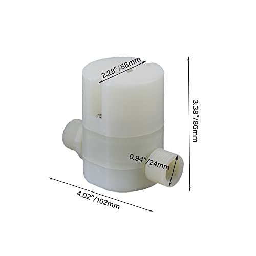 BQLZR Automatic Water Float Valve, Water Level Control Water Tower Water Tank Float Valve Upgrade(3/4"),Connect To A Waterhose. Used One For Water Trough And The Other For A Pond. - Image 4