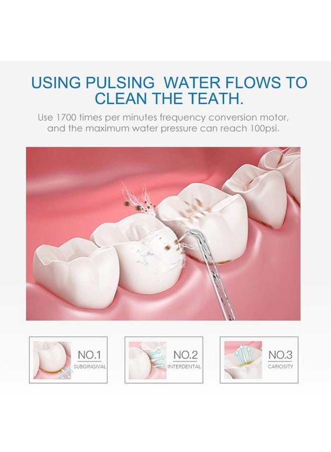 TUREWELL Dental Water Flosser nozzles, TUREWELL 7PCS Replacement Standard and Functional Jet Tips for Family Oral Irrigator FC165, FC168, FC169, FC166, FC163, FC162, FC188, FC288 - Image 3