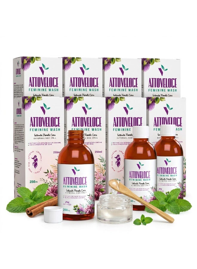 Attoveloce Feminine Wash - Intimate Balance Daily Care Formula - 250 ml. - Image 3